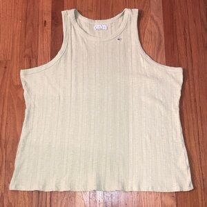 Maurices 24/7 Plus 4X Light Green Ribbed Tank Top New Without Tags